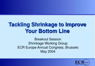 Tackling Shrinkage to Improve Your Bottom Line