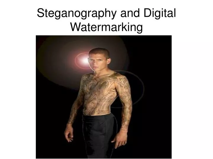 steganography and digital watermarking