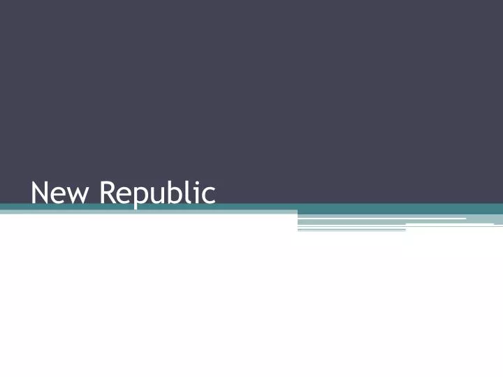 new republic