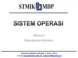 memori manajemen memori
