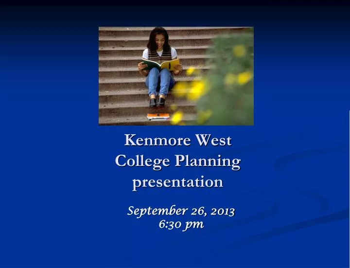 kenmore west college planning presentation