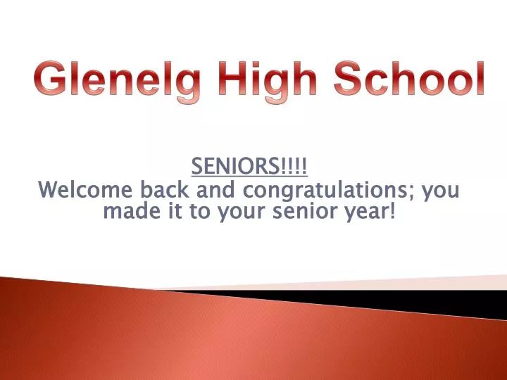 glenelg high school