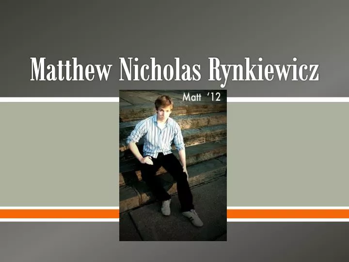 matthew nicholas rynkiewicz