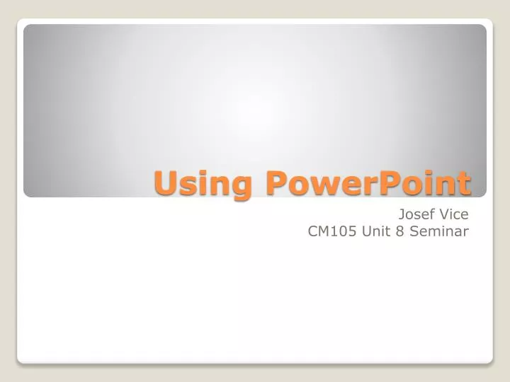 using powerpoint