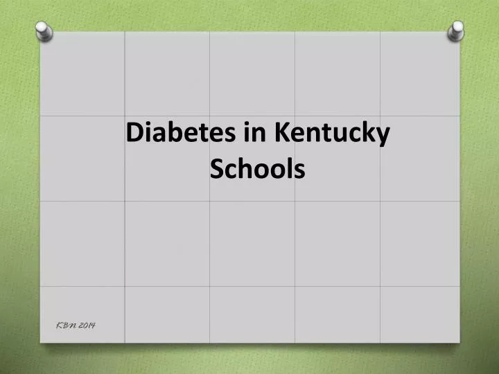 diabetes in kentucky schools