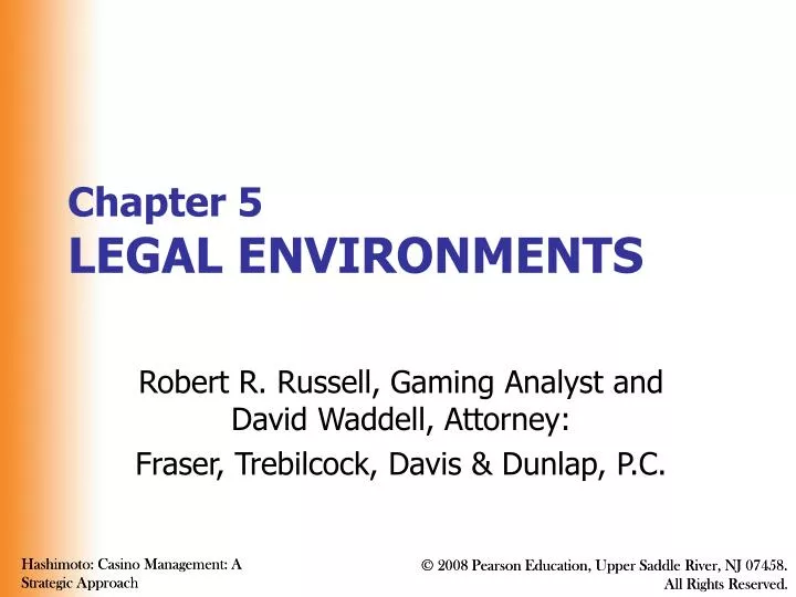 chapter 5 legal environments