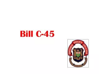 Bill C-45