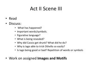 Act II Scene III