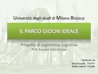 il parco giochi ideale