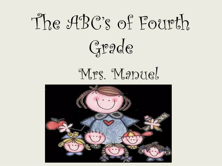 the abc s of fourth grade