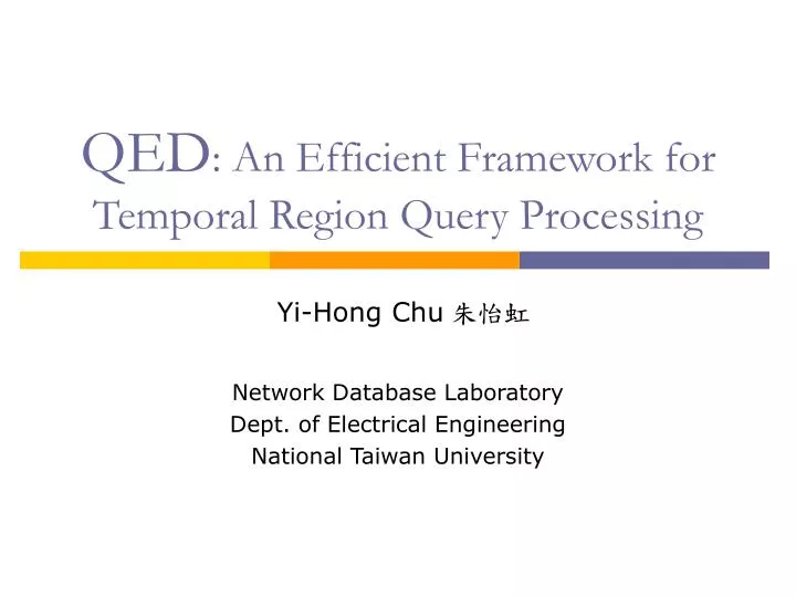 qed an efficient framework for temporal region query processing