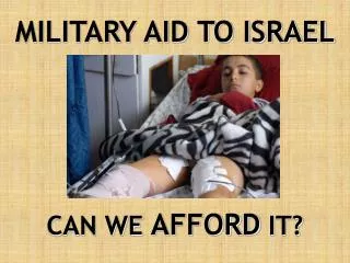 MILITARY AID TO ISRAEL