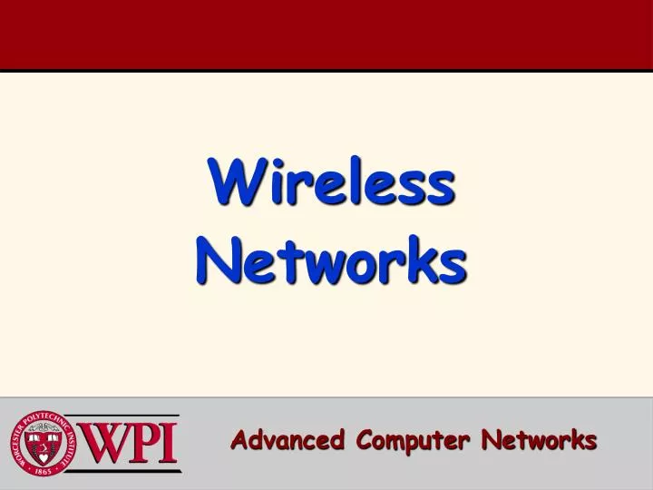 advanced computer networks