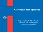 Classroom Management - slide 1