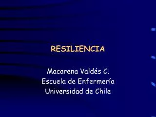 resiliencia
