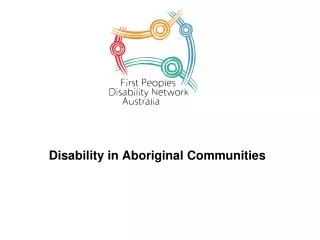 Disability in Aboriginal Communities
