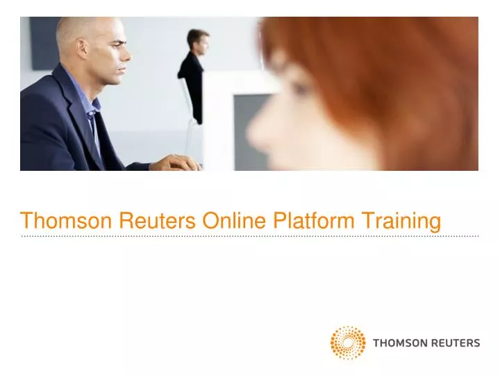 thomson reuters online platform training