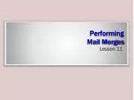 Mastering Mail Merges: A Comprehensive Guide to Personalizing Documents in Microsoft Word - slide 1