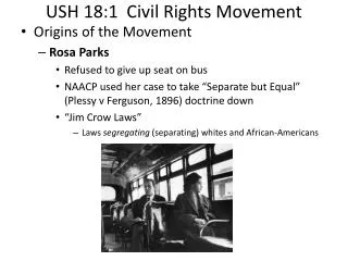 USH 18:1 Civil Rights Movement