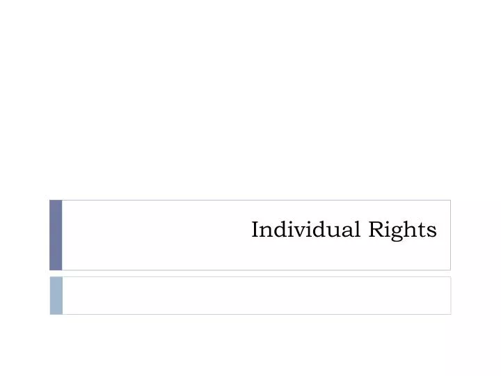 individual rights
