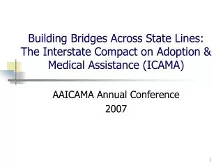 AAICAMA Annual Conference 2007