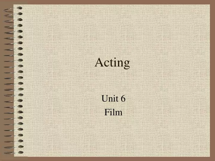 acting