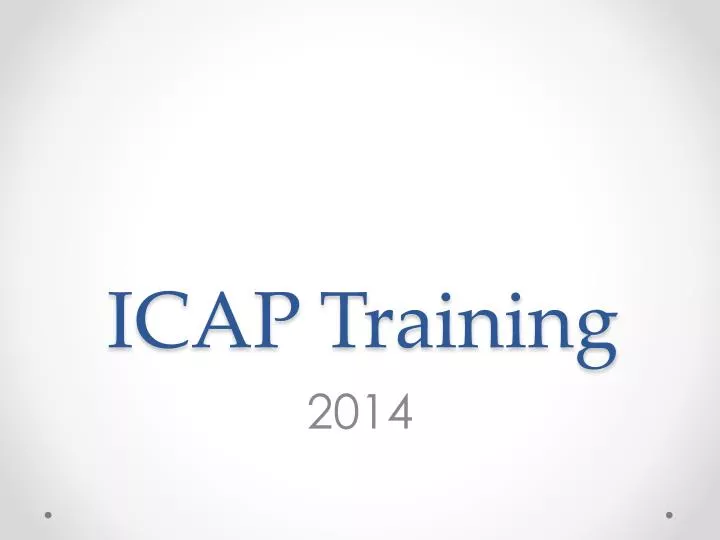 icap training