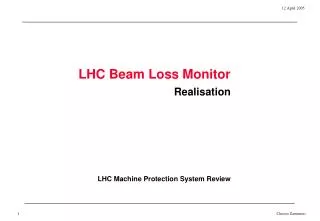 LHC Beam Loss Monitor