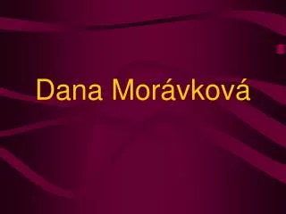 dana mor vkov