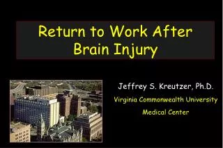 Return to Work After Brain Injury