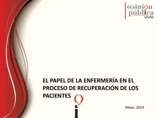 el papel de la enfermer a en el proceso de recuperaci n de los pacientes