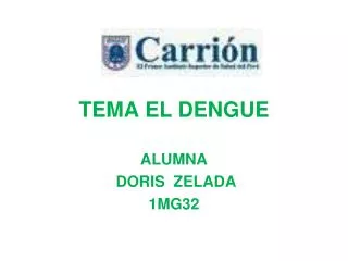 tema el dengue