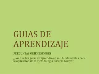 guias de aprendizaje