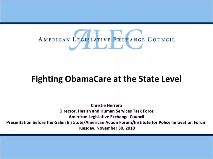 fighting obamacare at the state level