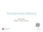 Transforming Delivery - slide 1