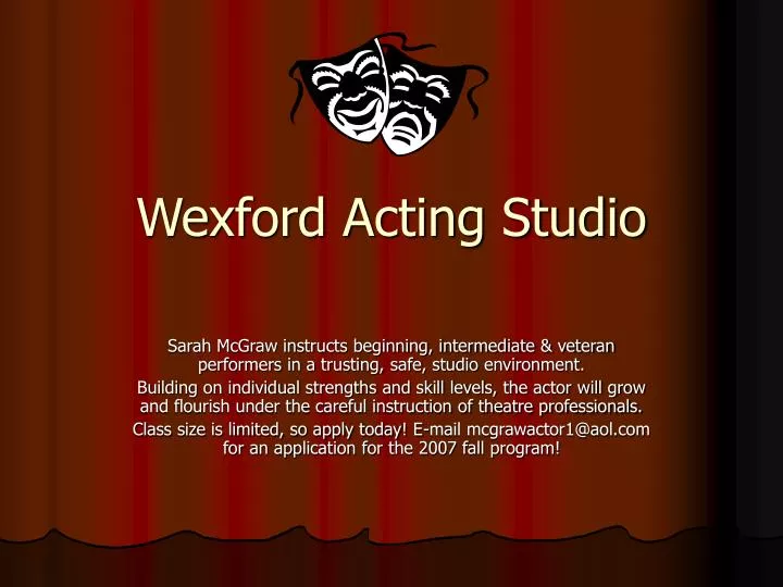 wexford acting studio