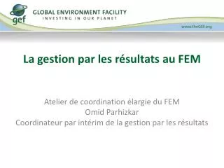 la gestion par les r sultats au fem