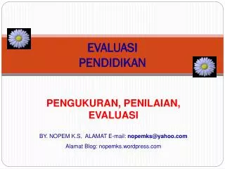 evaluasi pendidikan