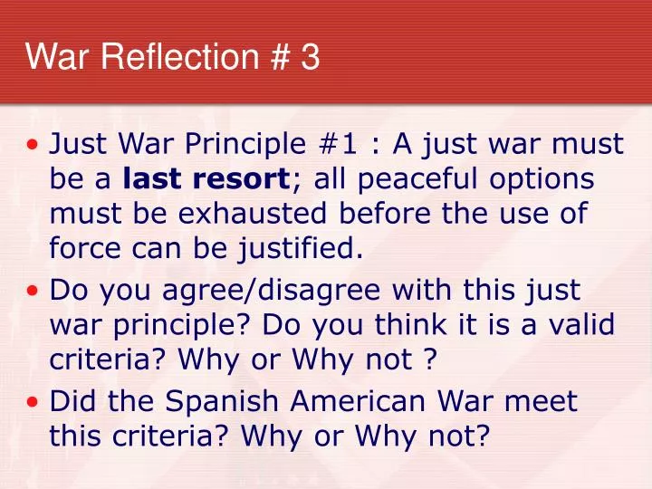 war reflection 3