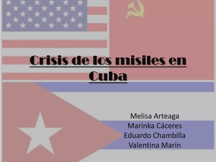 crisis de los misiles en cuba