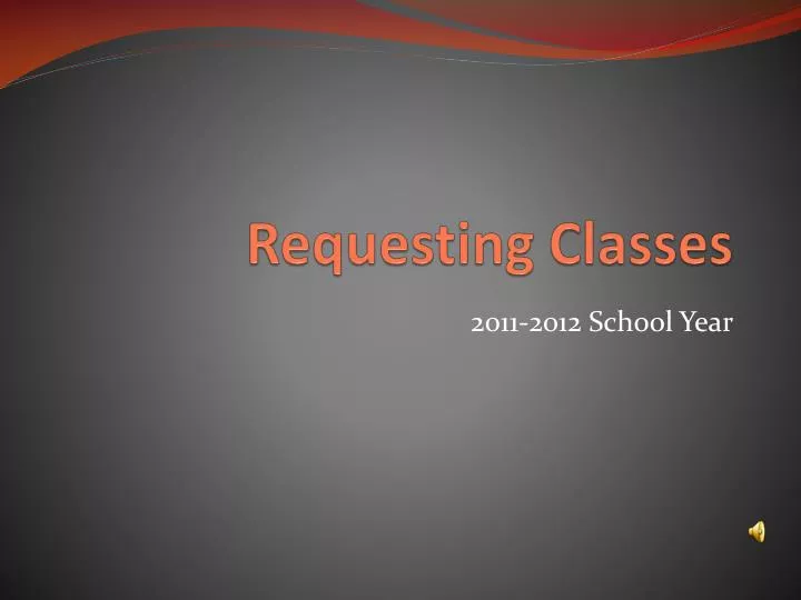 requesting classes