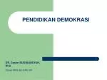 PENDIDIKAN DEMOKRASI - slide 1