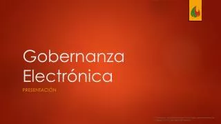 gobernanza electr nica
