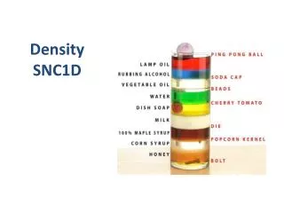 Density SNC1D