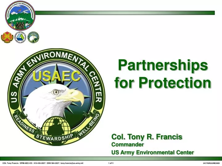 partnerships for protection