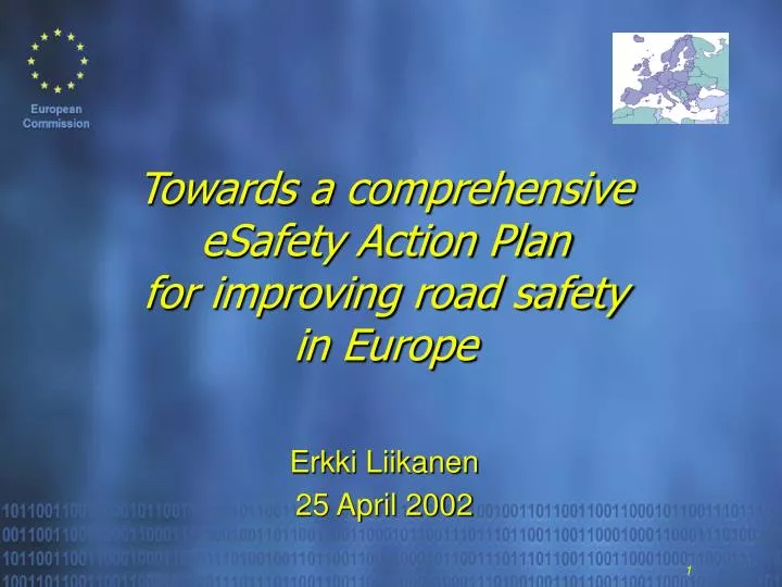 towards a comprehensive esafety action plan for improving road safety in europe