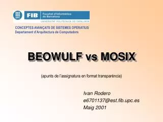 ivan rodero e6701137@est fib upc es maig 2001