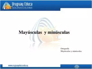 may sculas y min sculas