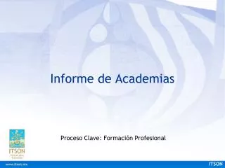 informe de academias