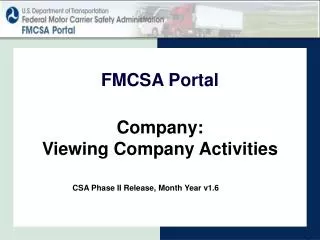 Company: Viewing Company Activities